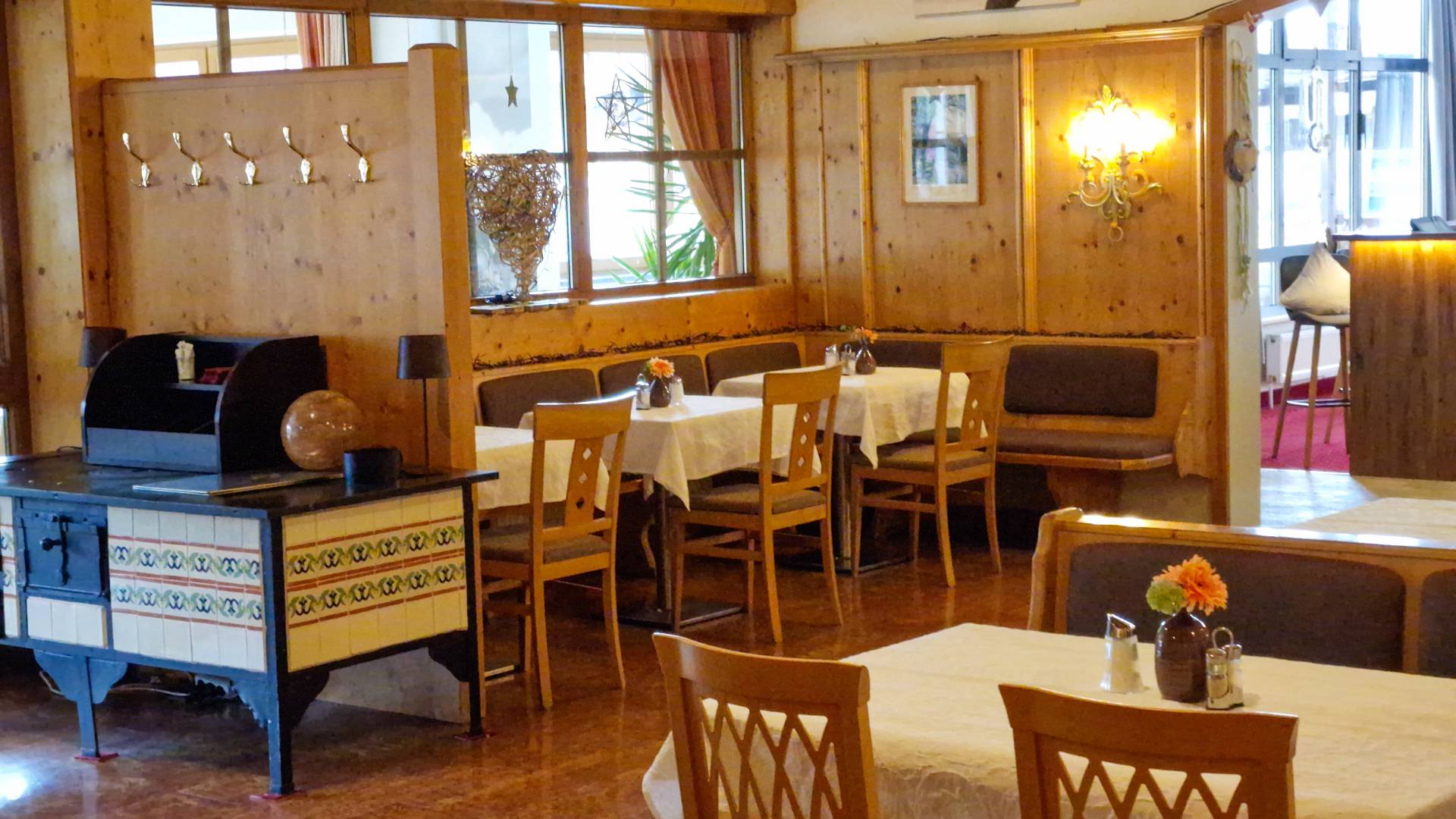Innenansicht Restaurant im Hotel Das Alpin